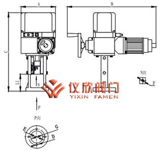 DKZ直行程電動(dòng)執行器