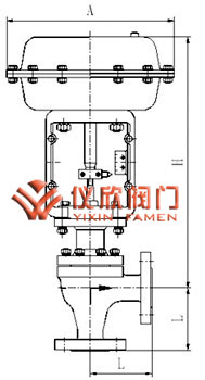 氣動(dòng)高壓角型調節閥